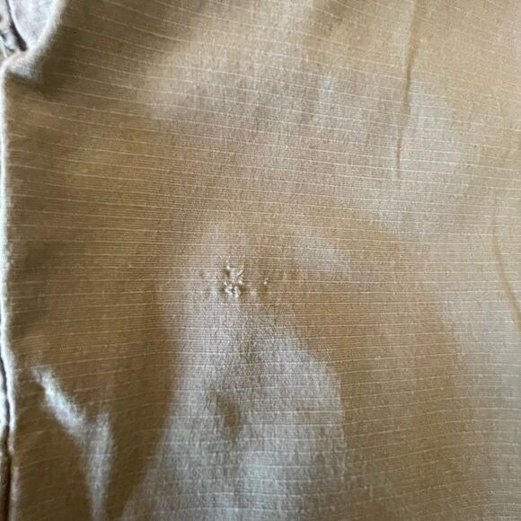 WP Weatherproof Men's Brown Flat Front Cargo Pant Khaki Chino Shorts Size 36 - Picture 4 of 9